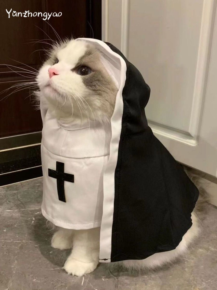 yunzhongyao монахийский наряд,Смешная одежда для собак и кошек,COSPLAY,Хэллоуин #1