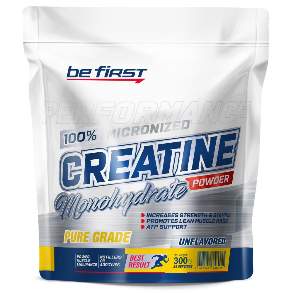 Be First Micronized Creatine monohydrate powder 300 г (пакет) #1