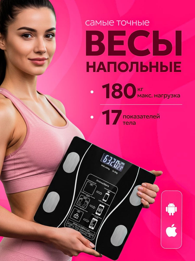 весы напольные, электронные, умные #1