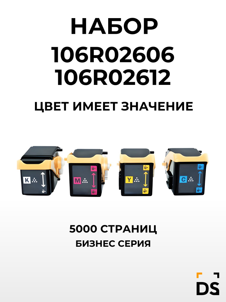 Картриджи DS 106R02606-106R02612 для принтеров Xerox Phaser 7100 #1
