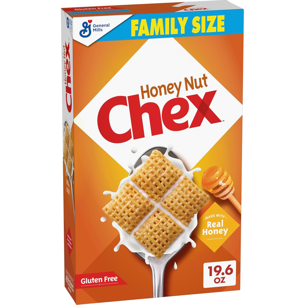 Honey Nut Chex Gluten Free хрустящие цельнозерновые хлопья с мёдом и ореховым вкусом, 555 г (19.6 oz) #1