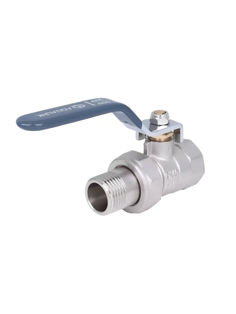 Кран для воды AquaLink с американкой 3/4", г-ш, латунь, DN 20 #1