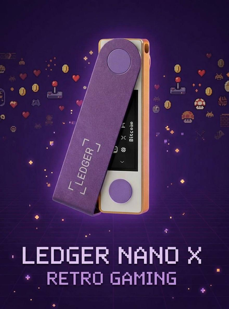 Аппаратный криптокошелек Ledger Nano X Retro Gaming #1