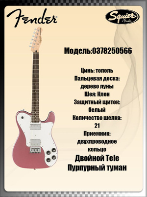 Электрогитары SQUIER AFFINITY TELECASTER DELUXE купить на OZON по