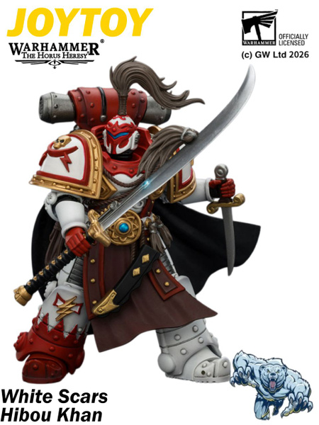 Chogorian Script JOYTOY warhammer 30000 White Scars Legion Praetor in Cataphractii ...