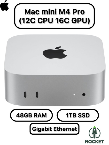 Mac mini M4 Pro 64GBメモリ1TB 10GB Ethernet Купить Mac mini M4 Pro, 64GB, 1TB, 12 CPU, 16 GPU, 10 Gbit в