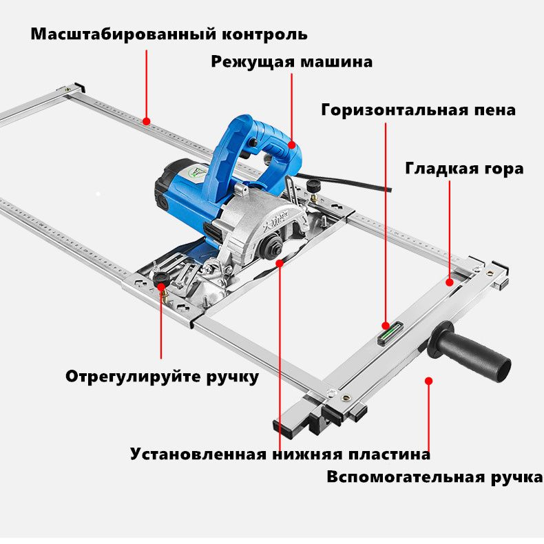 Направляющая для инструмента Адаптер для ручных и дисковых пил база ...