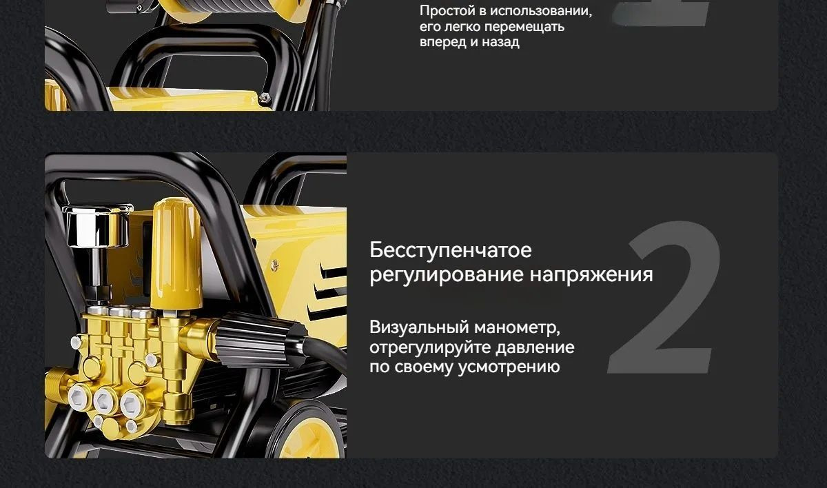 Мойка высокого давления (6-25МПА 220В , с функцией самовсасывания ...