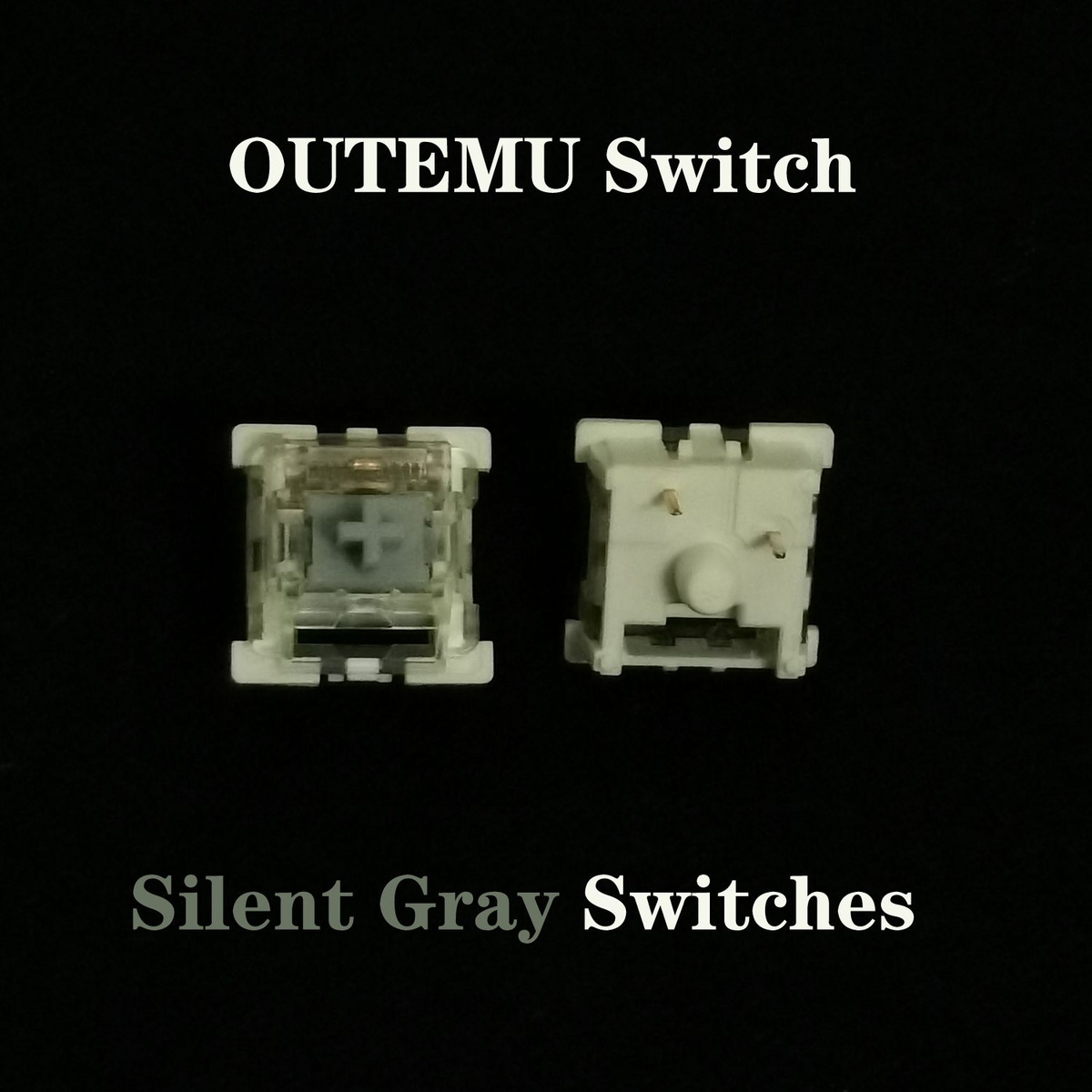 Игровая клавиатура Outemu Silent серый Переключатели свитчи для ...