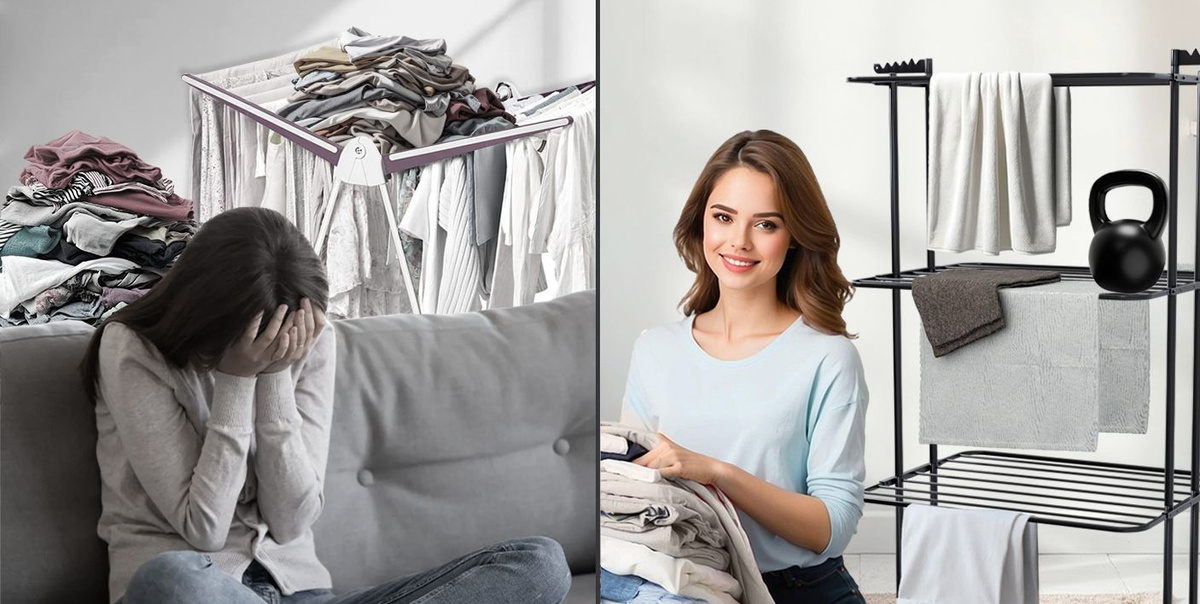 iSottcom Сушилка для белья напольная складная вертикальная купить на ...