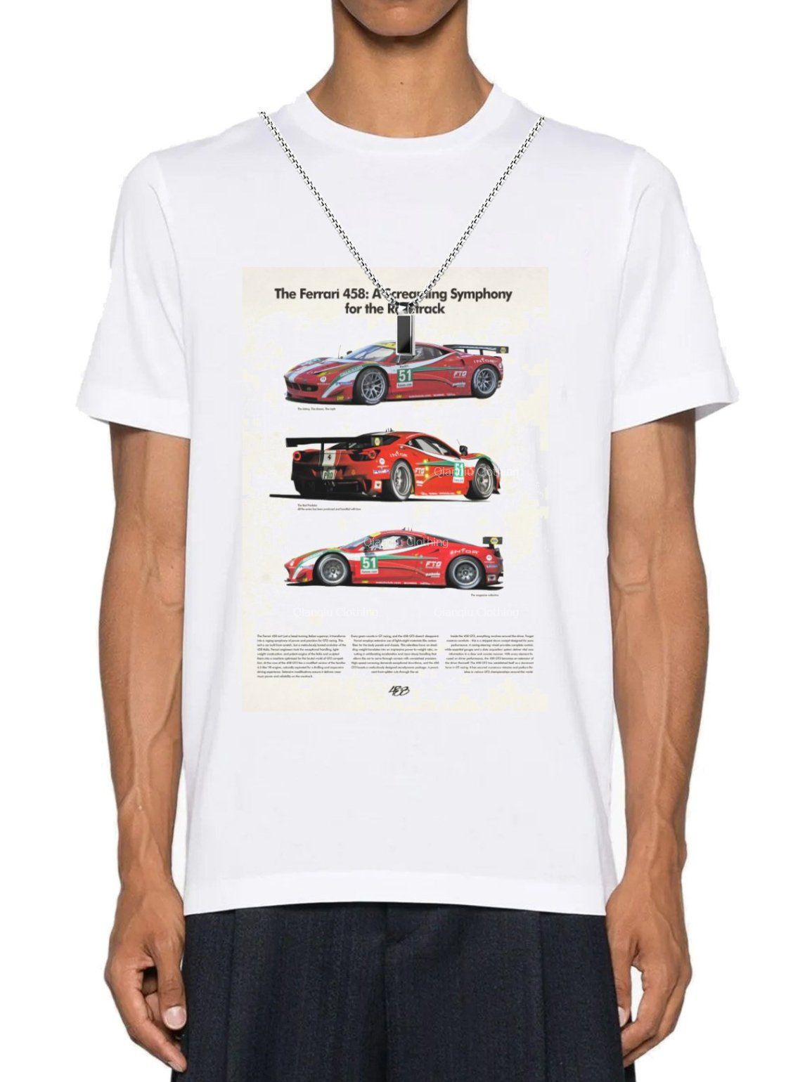 Футболка Ferrari 458 Gt2;Футболка;