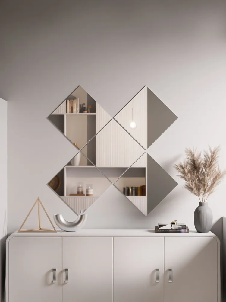 Зеркальная плитка с кромкой ONE MIRROR 40х40см. (10 штук), 40x40 см, фото 6