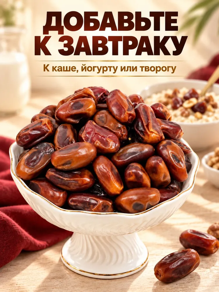 Финики без добавления сахара. 1кг, Иран, 1 кг, фото 4