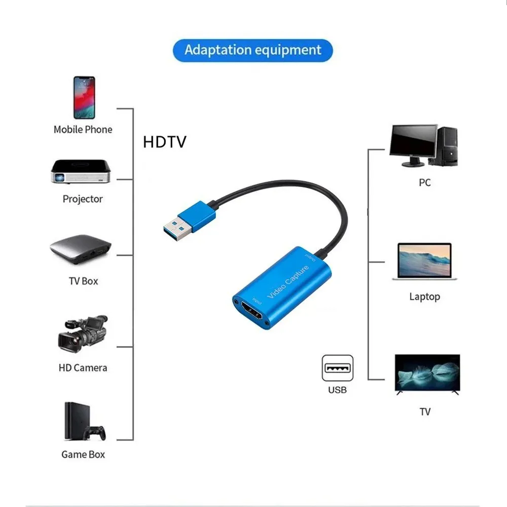 Карта видео захвата HDMI USB 3.0 4K, вариант, фото 4
