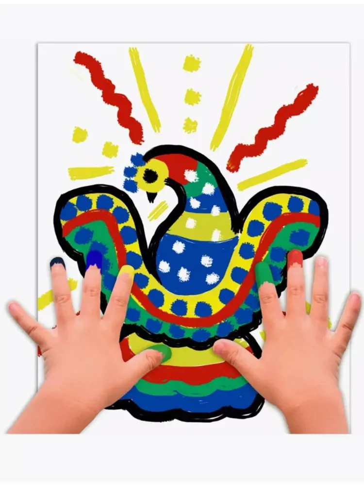 Пальчиковые краски для малышей от 1 года (1 штука), вариант, фото 5