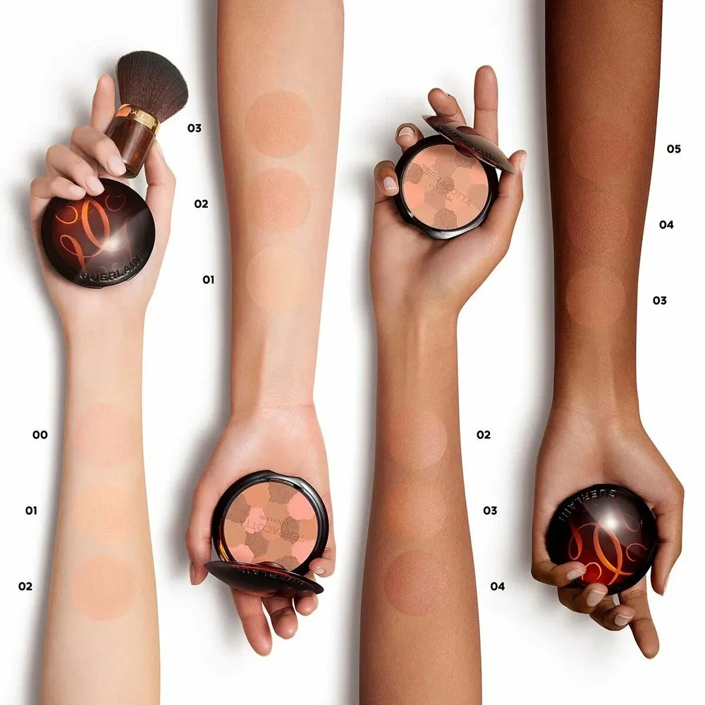 Guerlain Легкая бронзирующая пудра для лица Terracotta Sun-Kissed Natural Healthy Glow Powder, 01 Светлый Теплый, 10 г, 10 г, фото 3