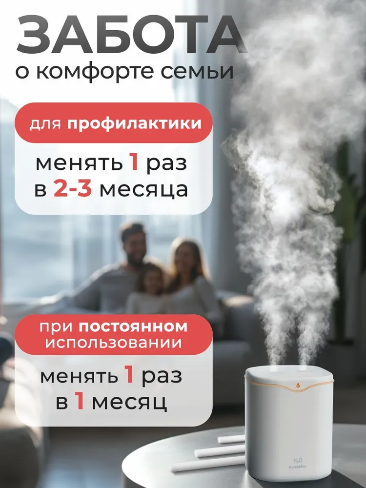 Комплект фильтров 10шт для увлажнителя воздуха ультразвукового 7,5мм на 155мм, 10 шт, фото 3