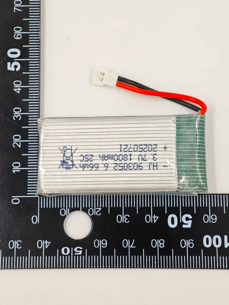 1 шт. АКБ батарейка литий-полимерный аккумулятор 903052 1800 mAh разъем XH2.54 для квадрокоптера Syma X5SW X5SC, 1 шт, 1800 мАч, фото 2
