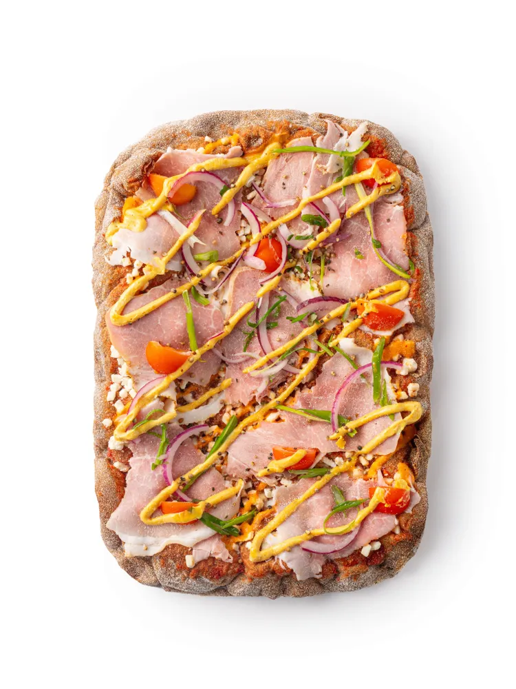 Пицца на бородинском тесте с окороком 470 г, Zotman Pizza, замороженная, 470 г, фото 2