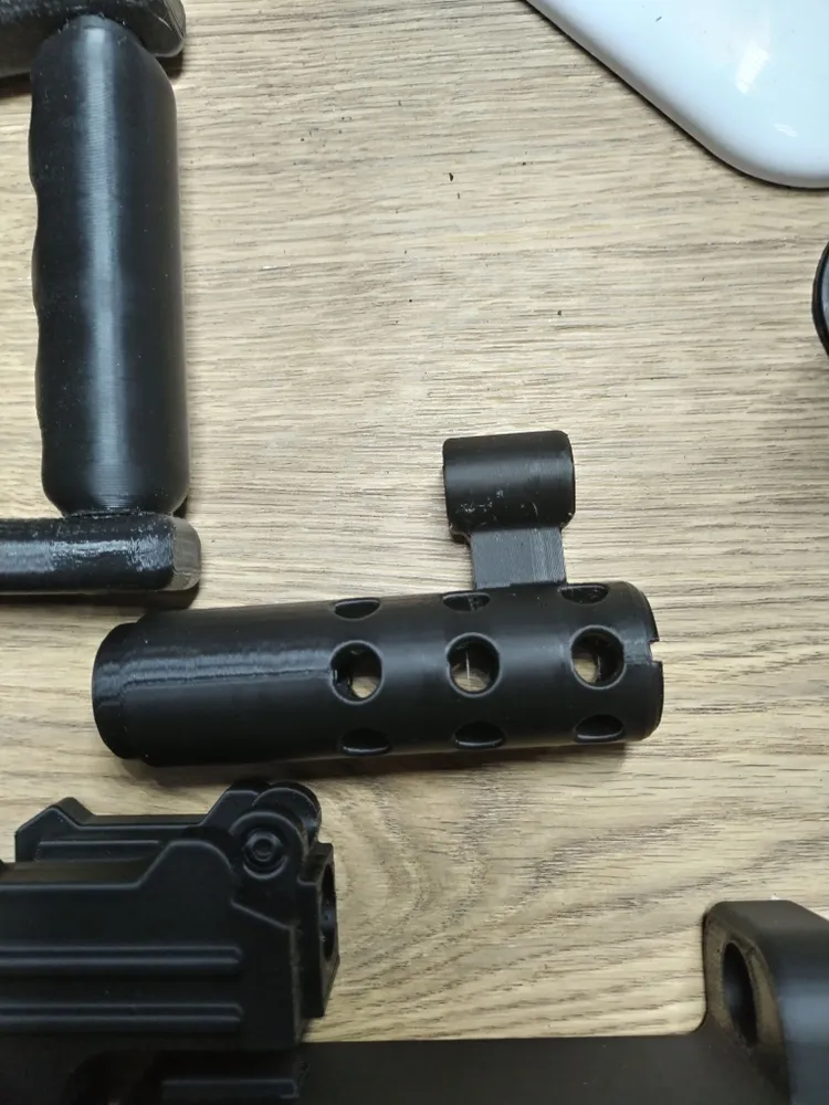 Штурмовая винтовка (Калаш), модель для сборки, черный, 80см