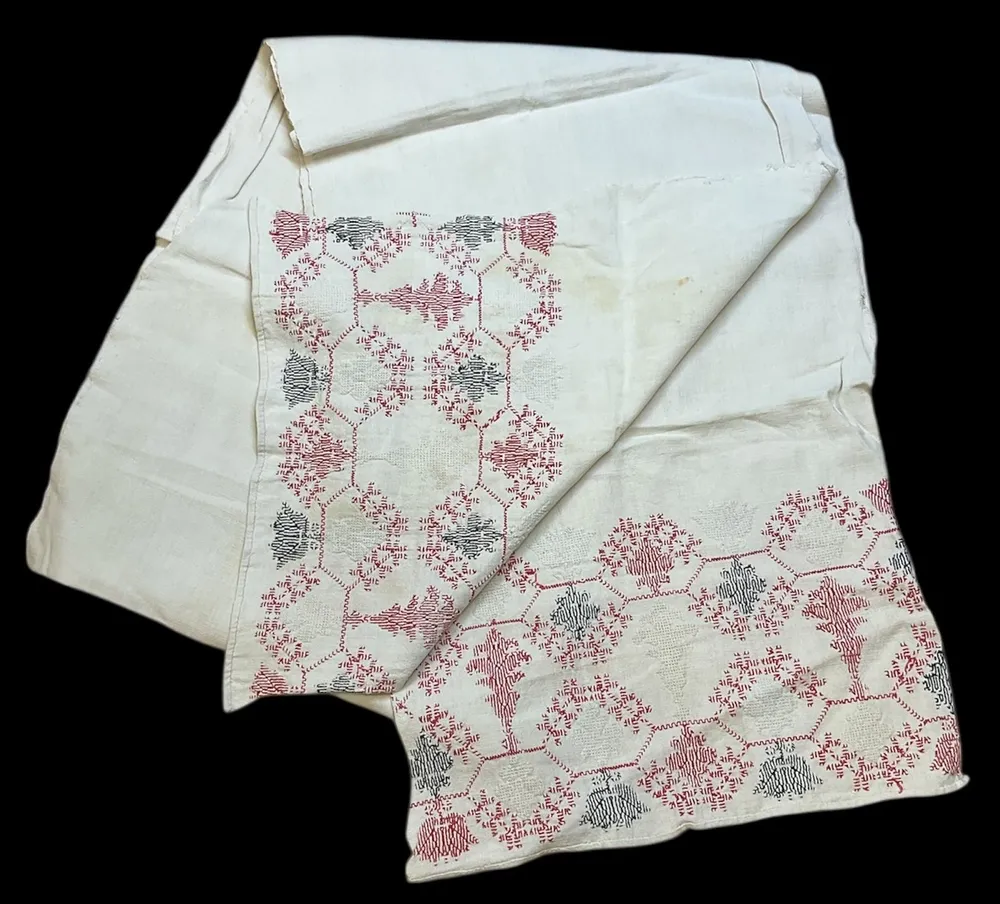 Рушник Вышивка крестом 1950-е годы СССР, Размер: 37х218см, 37x218 см, фото 4