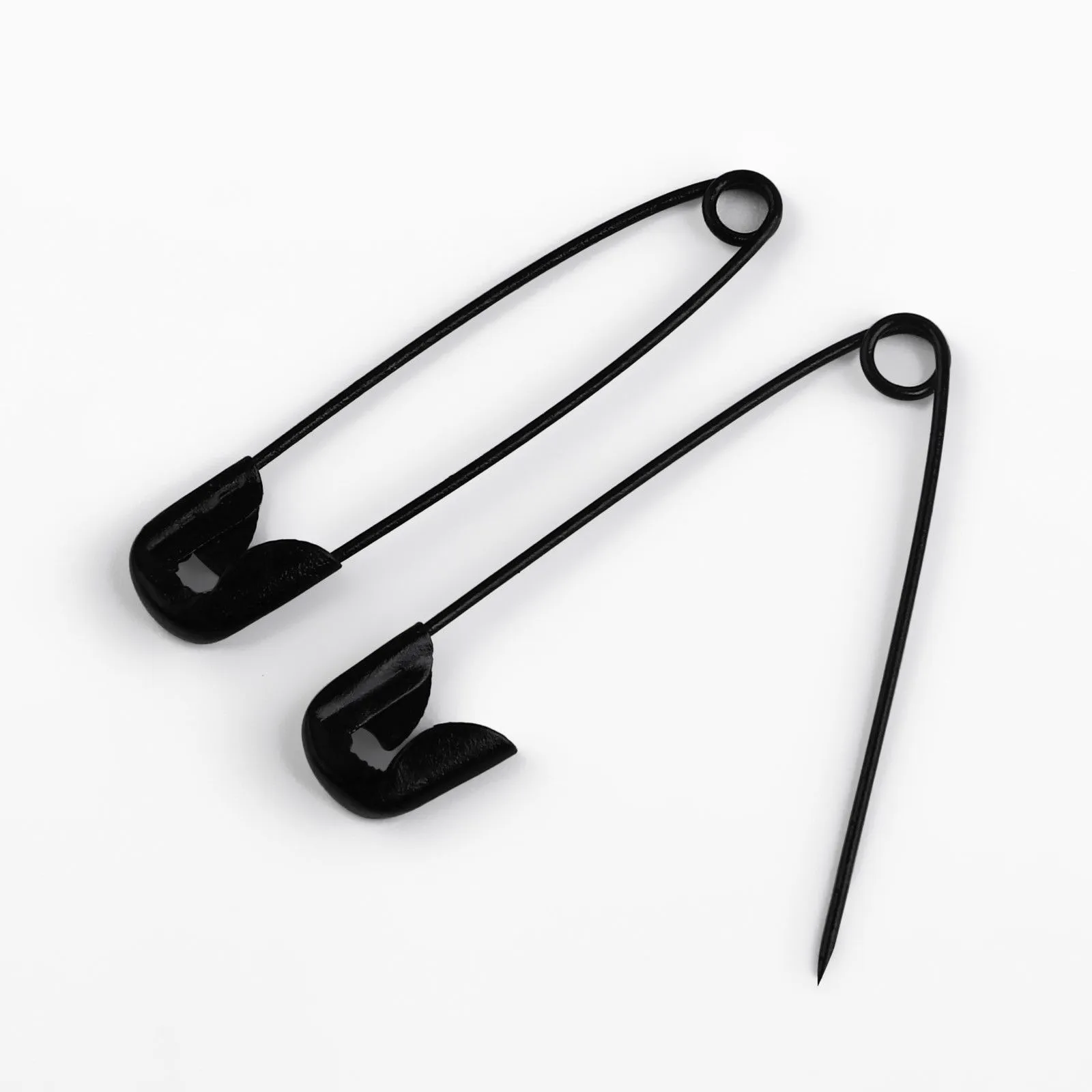 Чёрные английские булавки 32мм