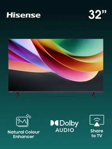 Hisense Телевизор 32A4S 32″ HD, черный