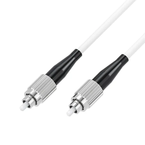 Патч корд оптический 1,5 метра GREENCONNECT FC/UPC - FC/UPC одномодовый simplex провод для интернета