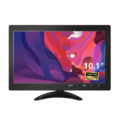 10.1" Монитор 10.1 Малый портативный монитор, черный