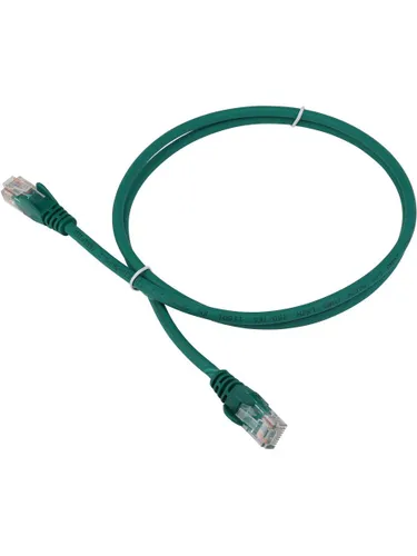 Патч-корд Lanmaster LAN-PC45/U5E-5.0-GN UTP RJ-45 вил.-вилка RJ-45 кат.5E 5м зеленый LSZH (уп.:1шт)