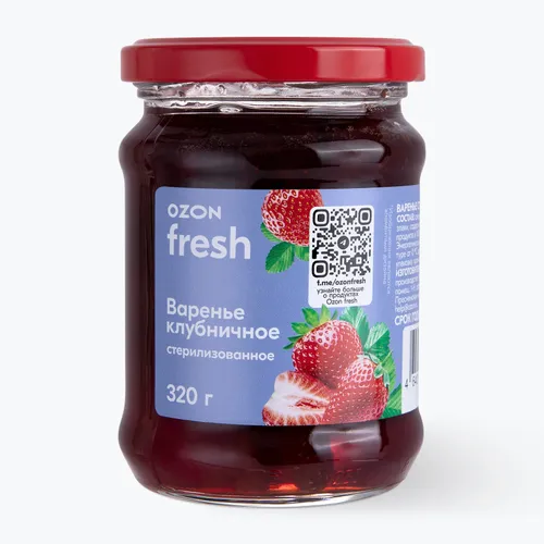 Варенье клубничное Ozon fresh, 320 г