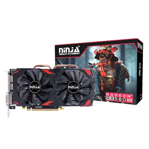 Sinotex Видеокарта Sinotex AFRX58085F Видеокарта RX580 (2048SP) 8GB GDDR5 256-bit DVI HDMI DP 8 ГБ (