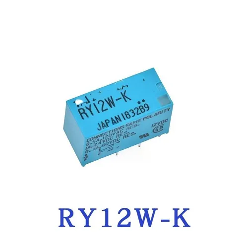 Реле электромеханическое RY12W-K, 8-контактное, 5 В постоянного тока