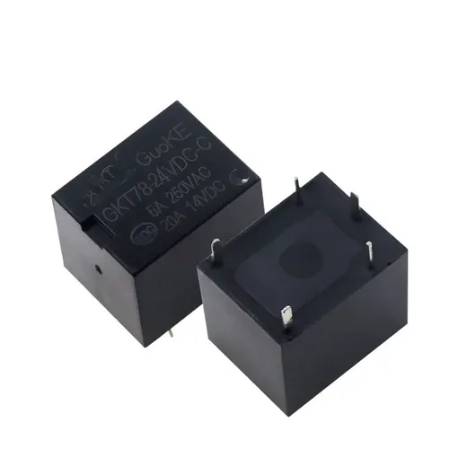 Реле GKT78-24VDC-C: 5-контактное, 20А, SPDT (1НО/1НЗ), 5В постоянного тока