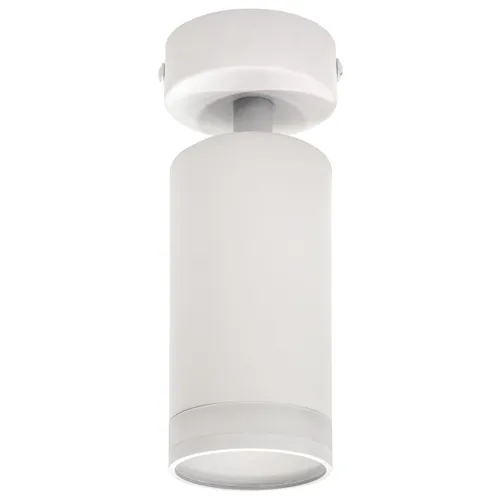 Светильник накладной поворотный со светящейся пластиковой вставкой под лампу 220В GU10 max 12Вт Acci