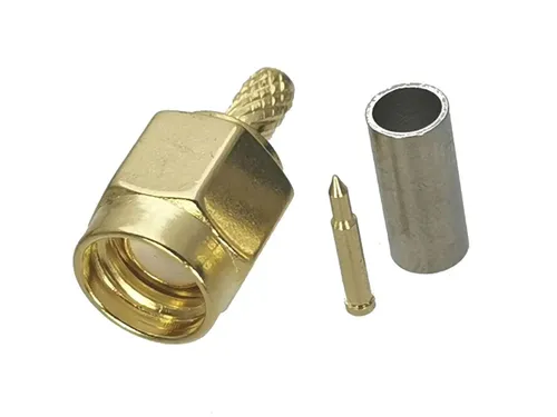 ВЧ-разъём SMA(male) обжимной под кабель RG-316 5 штук