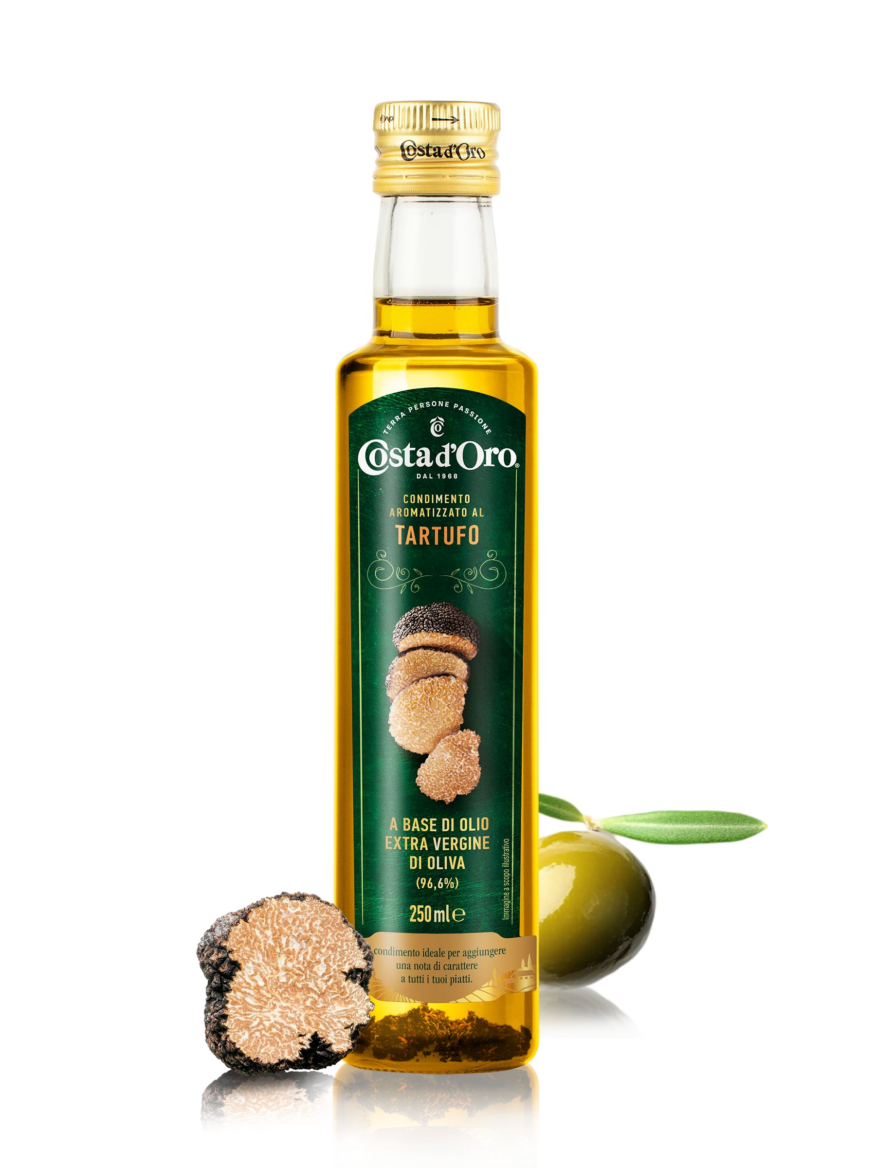 Масло оливковое Costa d'Oro Extra Virgin, с трюфелем