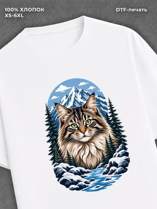 Футболка Сибирская кошка