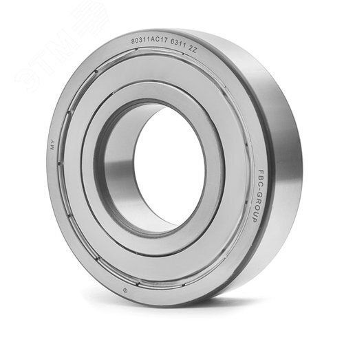 Подшипник шариковый радиальный FBC 6311 2Z, 55 120 29 мм