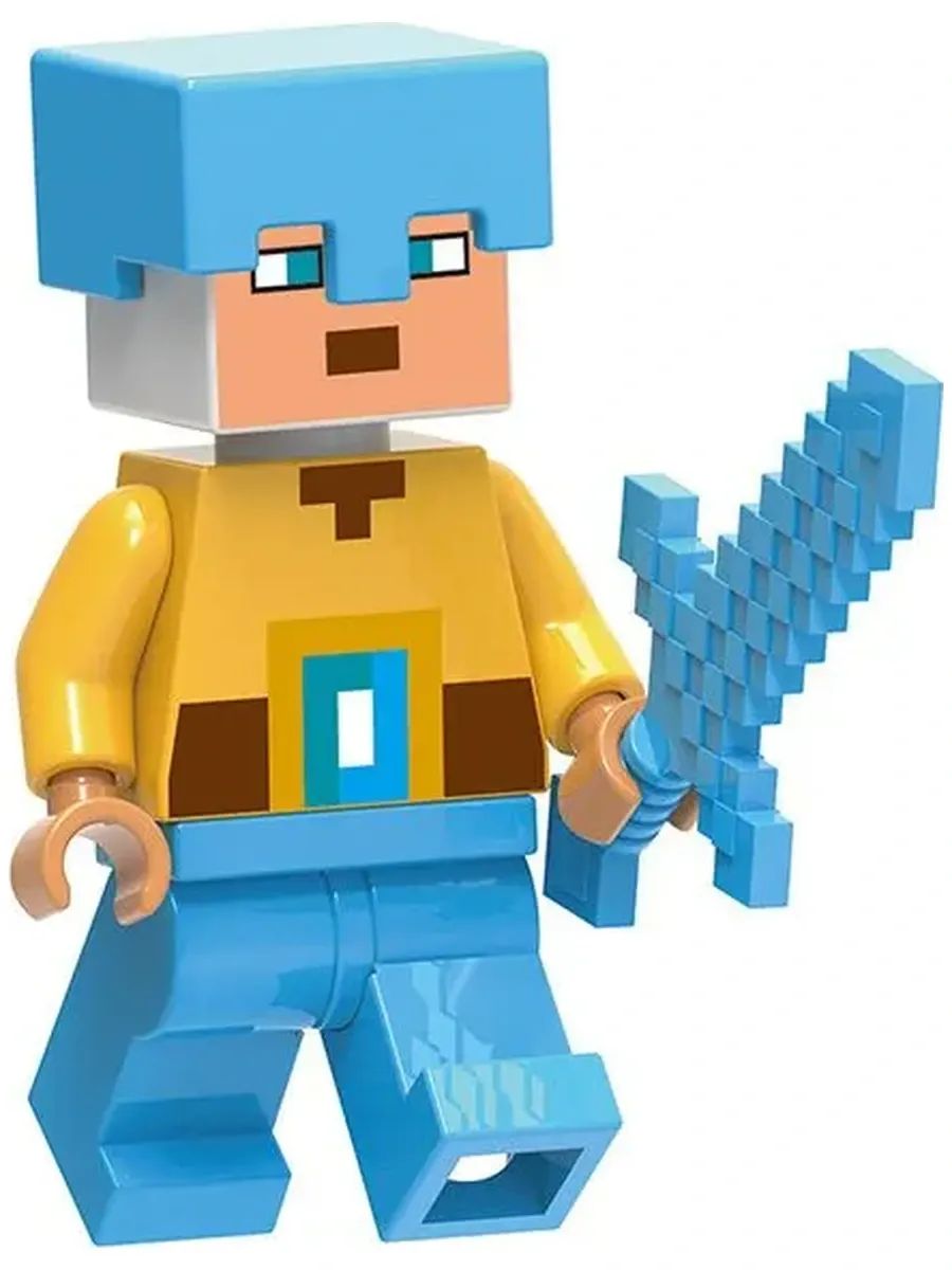 Фигурка Герой с алмазным мечом / Майнкрафт / Minecraft