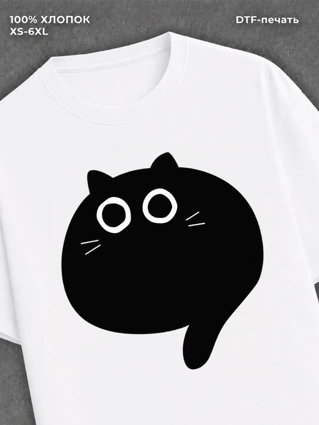 Футболка котик