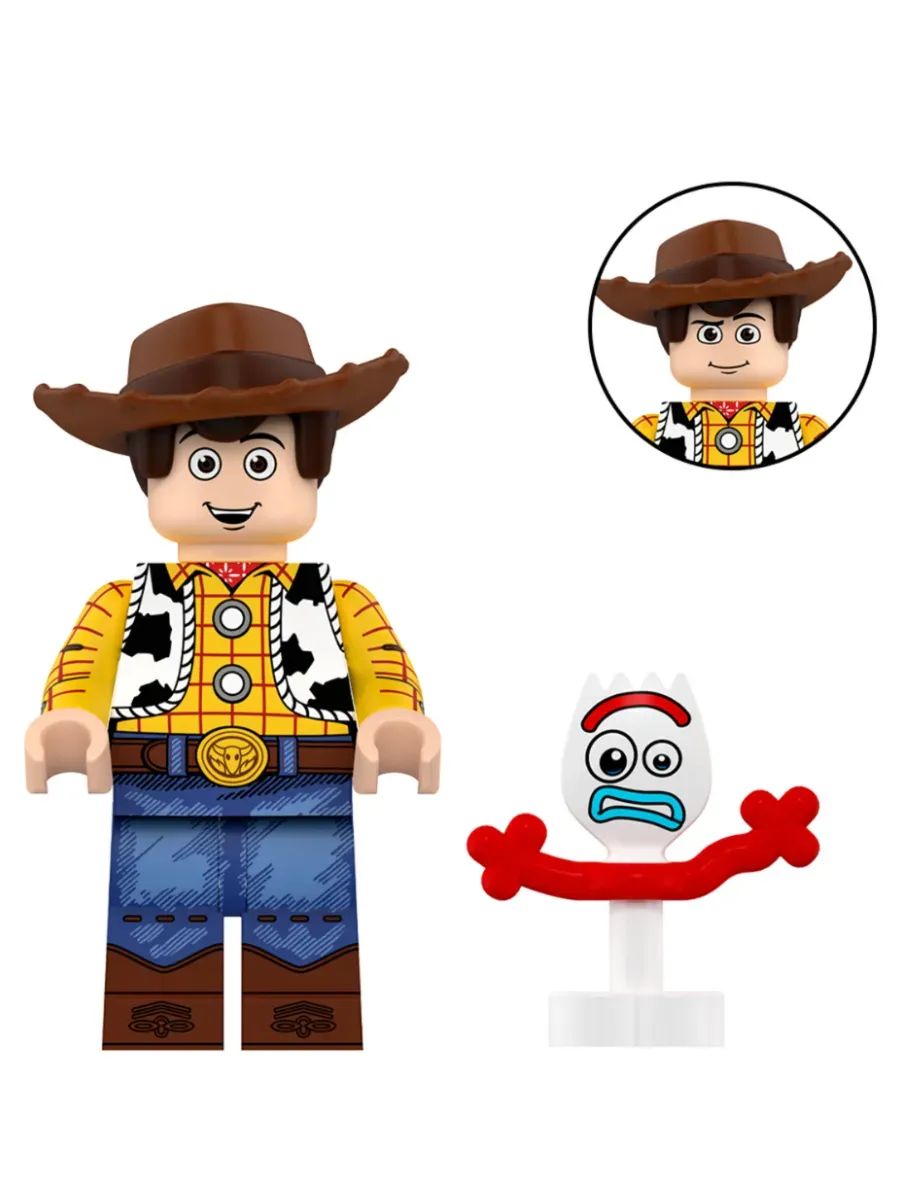 Фигурка Вуди с фигуркой Форки, Toy Story История игрушек