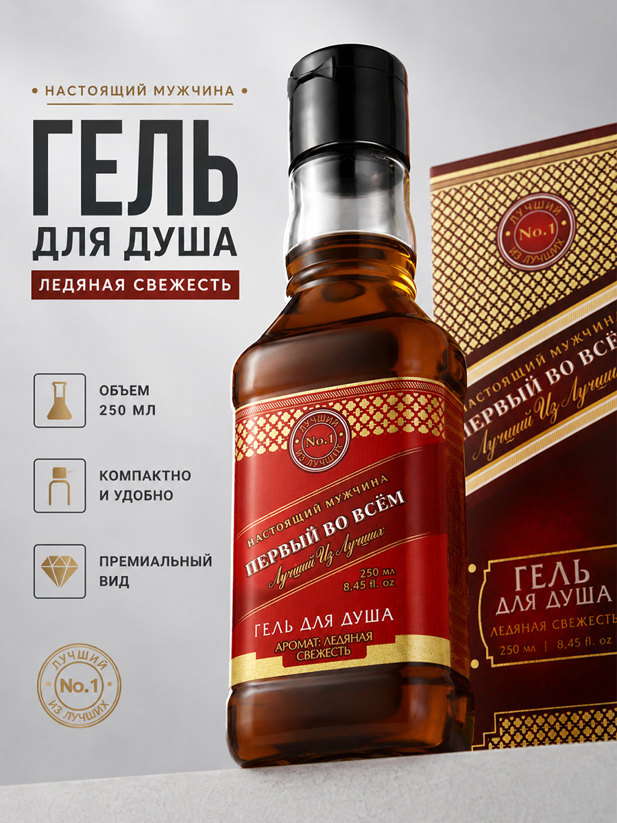 Подарочный мужской гель для душа, 250 мл