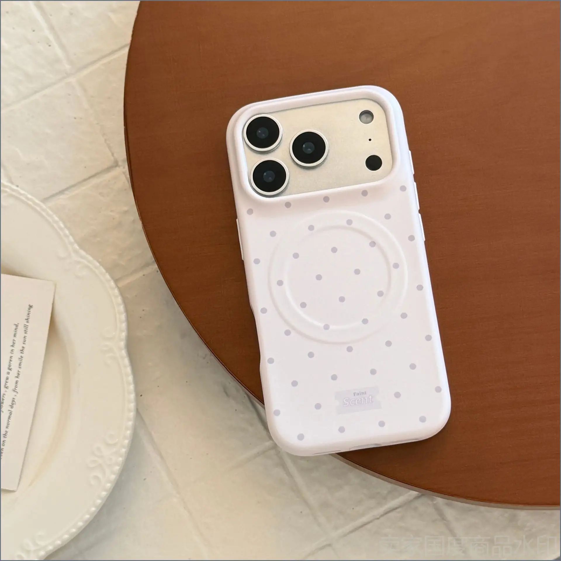 智能手机壳 用于 Apple iPhone 16, 热塑性聚氨酯, 象牙白