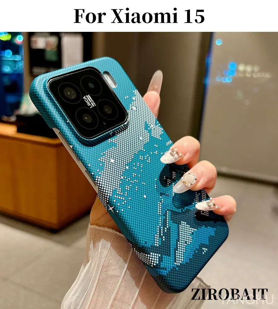 智能手机壳 用于 Xiaomi 15, 聚碳酸酯, 蓝色