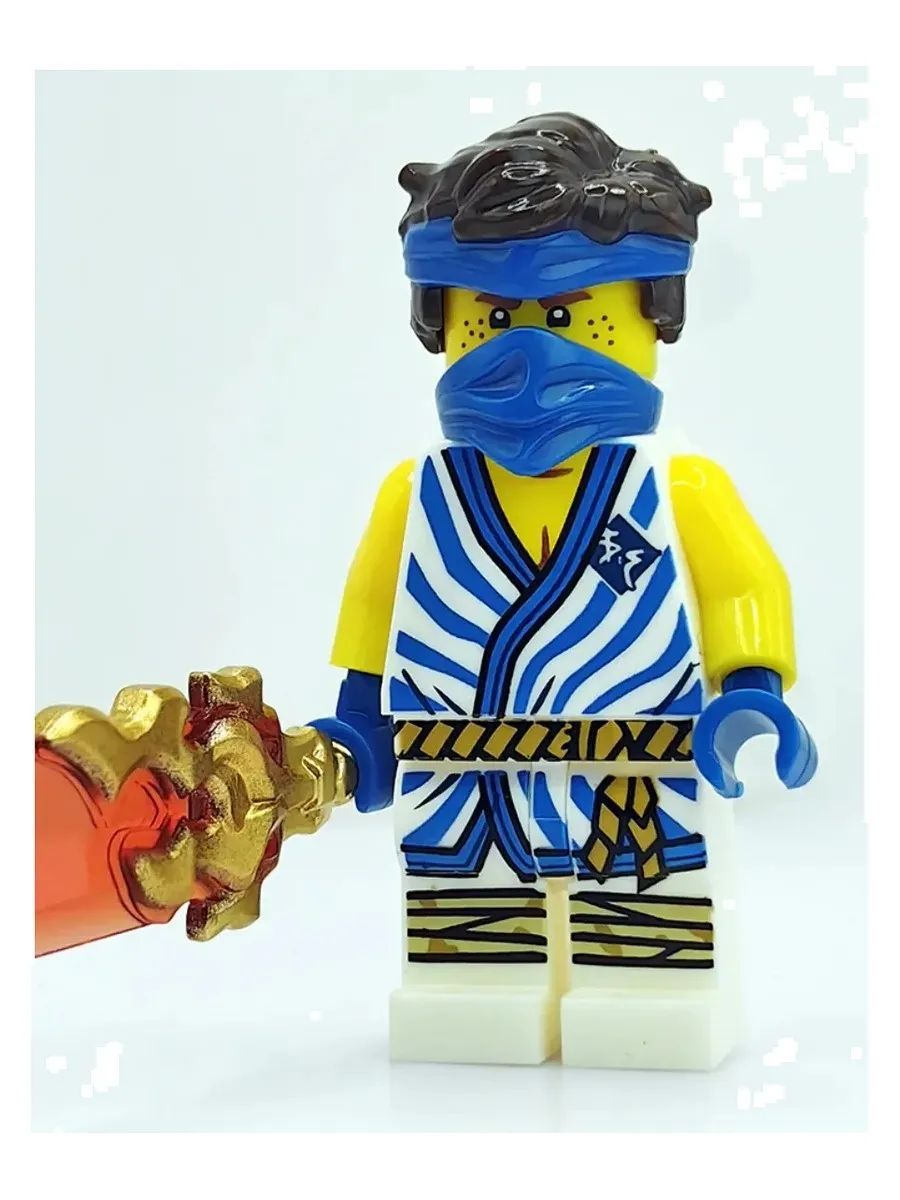 Фигурка Джей в бело-синем кимоно / Ниндзяго / Минифигурка Ninjago