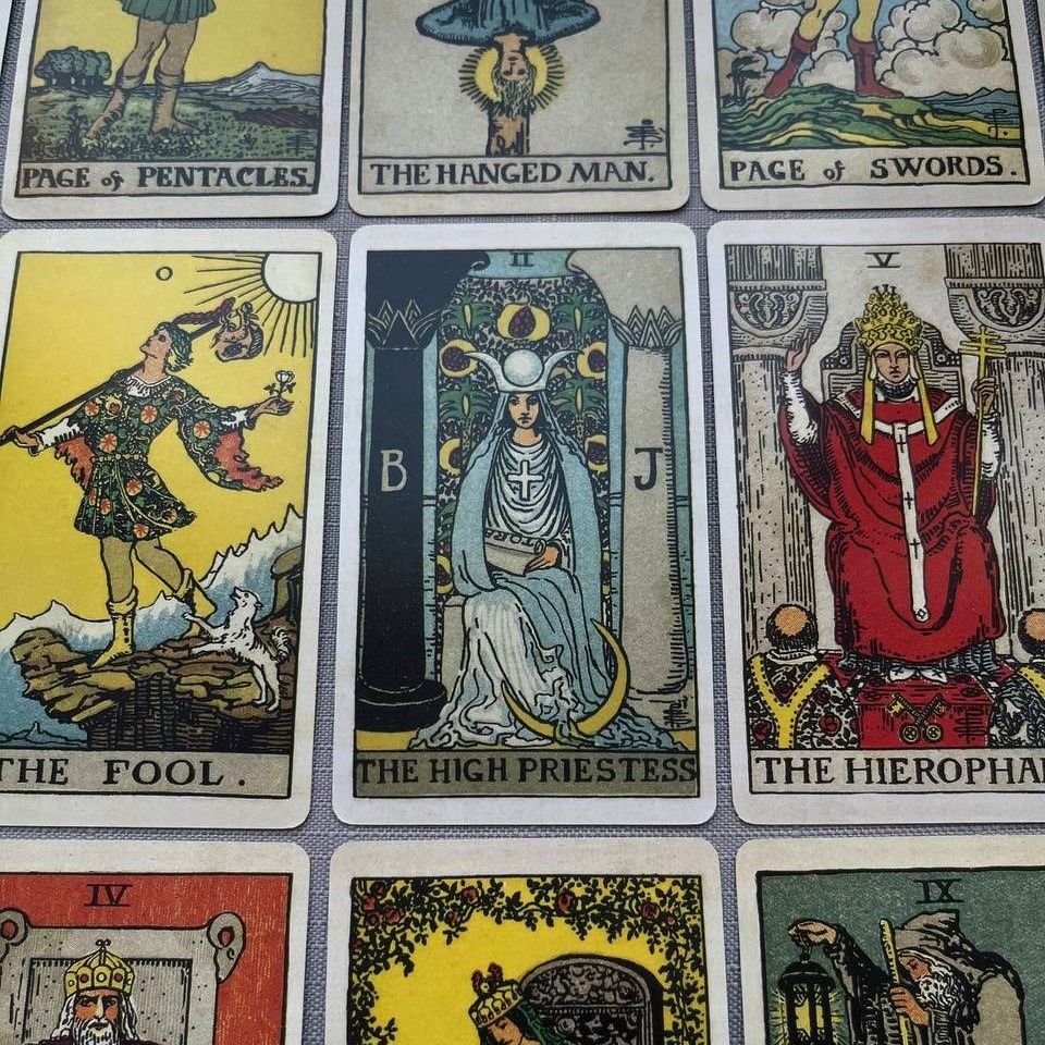 Карты Таро Классическая колода для начинающих 78 карт Таро Уэйта ...