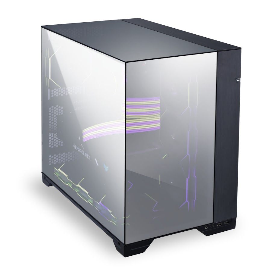 Корпус Lian Li O11 Vision Chrome Mid-Tower, TG (G99.O11VC.R0