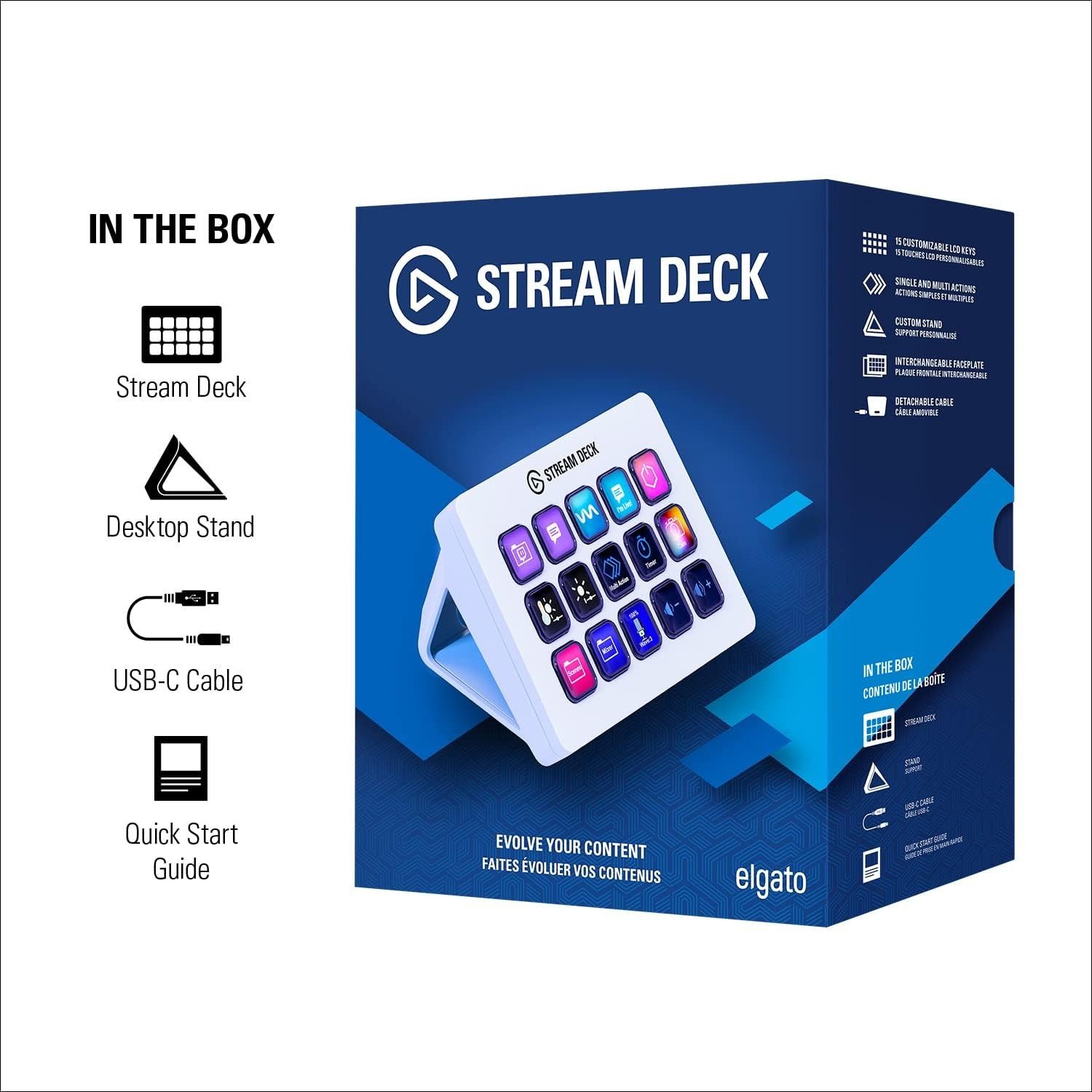 Контроллер Elgato Stream Deck MK.2 White купить на OZON по низкой