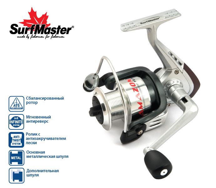 Катушка Surf Master Amazon FD 30A 5+1bb з/ш (MD)